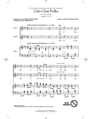 Chit-Chat Polka (arr. Joy Hirokawa)