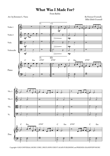 What Was I Made For?