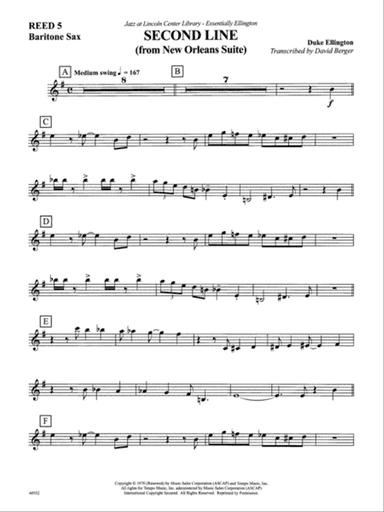 The Second Line: E-flat Baritone Saxophone