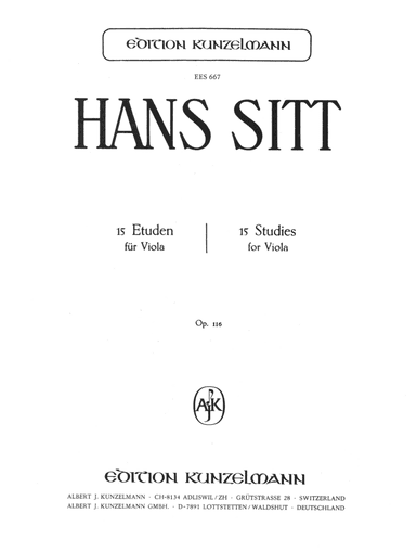 15 studies for viola
