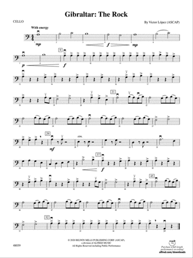 Gibralter: The Rock: Cello