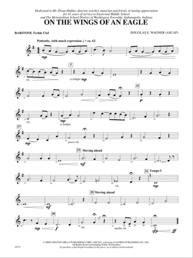 On the Wings of an Eagle: Baritone T.C.