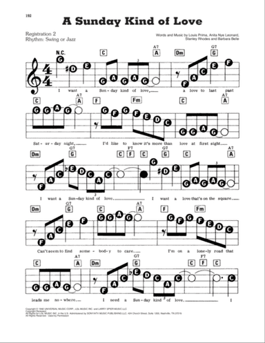 A Sunday Kind Of Love