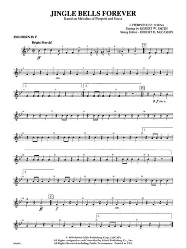 Jingle Bells Forever: 2nd F Horn