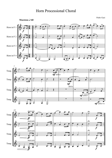 Horn Processional Choral