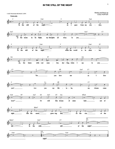 In The Still Of The Night