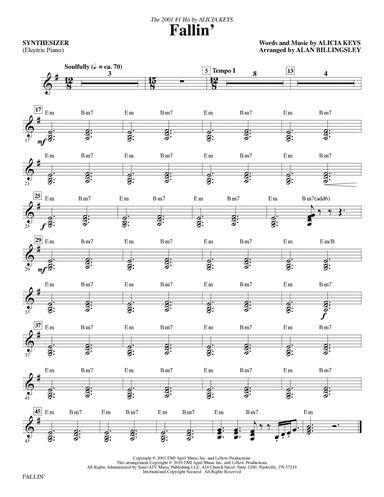 Fallin' (arr. Alan Billingsley) - Synthesizer