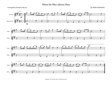 When He Who Adores Thee