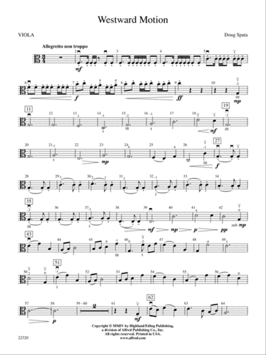 Westward Motion: Viola