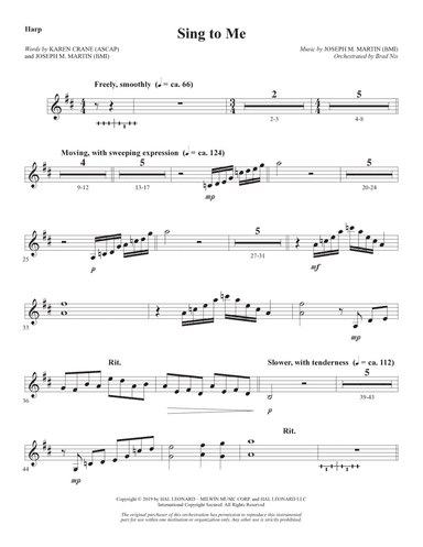 Sing to Me - Harp