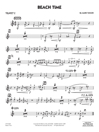 Beach Time - Trumpet 2