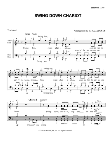 Swing Down Chariot (arr. The Vagabonds)
