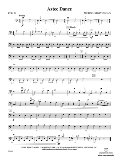 Aztec Dance: Cello
