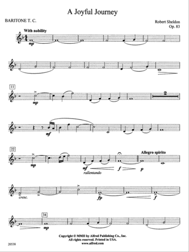A Joyful Journey: Baritone T.C.