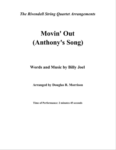 Movin' Out (anthony's Song)