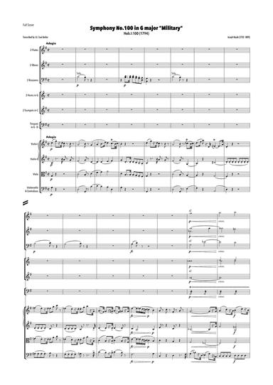 Haydn - Symphony No.100 in G major, Hob.I:100 "Military"
