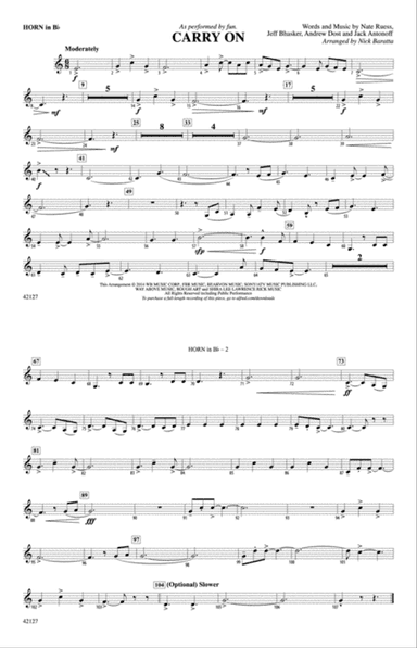 Carry On: Horn in B flat