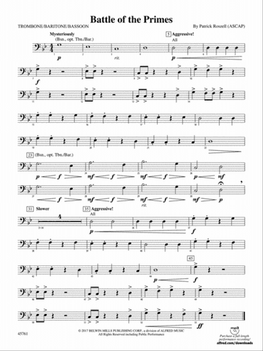 Battle of the Primes: 1st Trombone