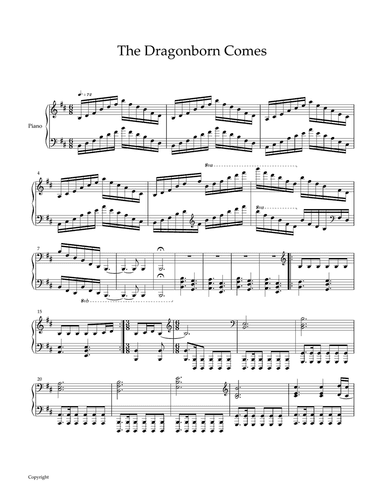 Dragonborn (skyrim Theme)
