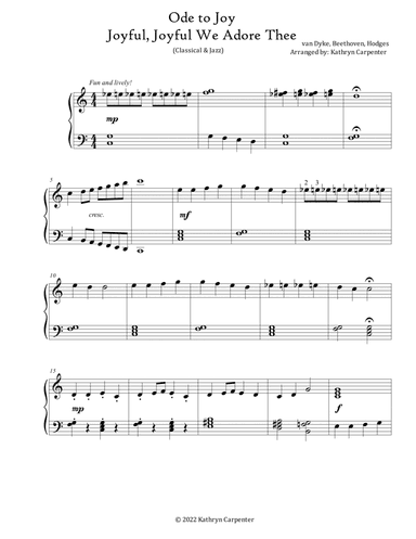 Ode to Joy (Classical & Jazz)