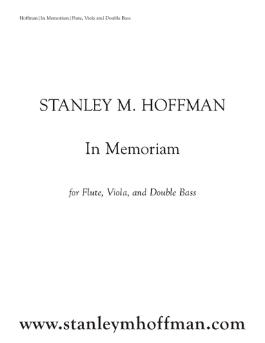 In Memoriam