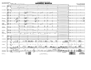 Raiders March (from Raiders Of The Lost Ark) (arr. Jay Bocook) - Conductor Score (Full Score)
