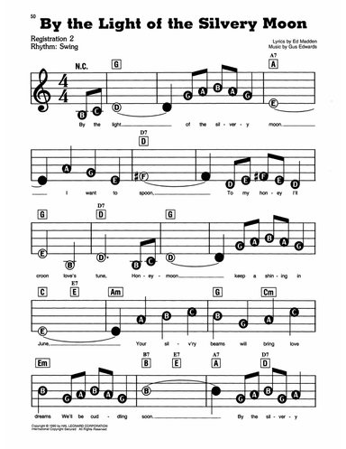 By The Light Of The Silvery Moon