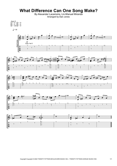 What Difference Can One Song Make?
