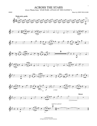 Across The Stars (from Star Wars: Attack Of The Clones)