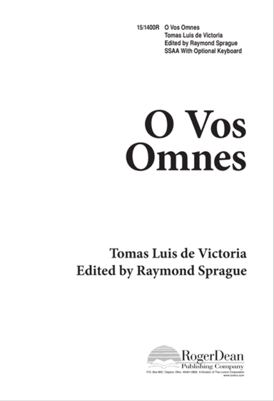 O Vos Omnes