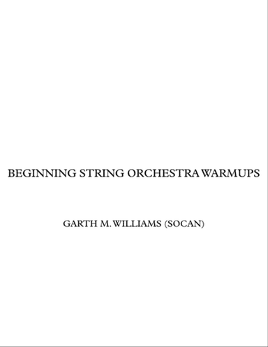 BEGINNING STRING WARMUPS