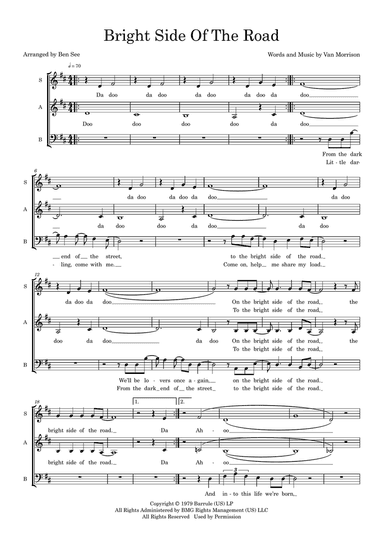 Bright Side Of The Road (arr. Ben See)