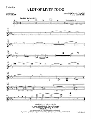 A Lot of Livin' To Do: Synthesizer