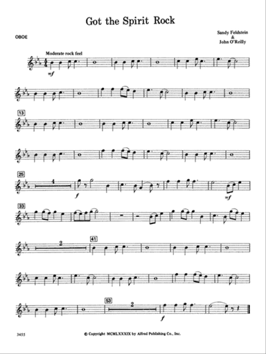 Got the Spirit Rock: Oboe