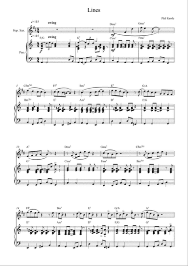 Lines - Soprano Sax
