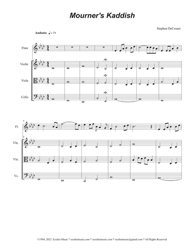 Mourner's Kaddish (Chamber Orchestra Version)