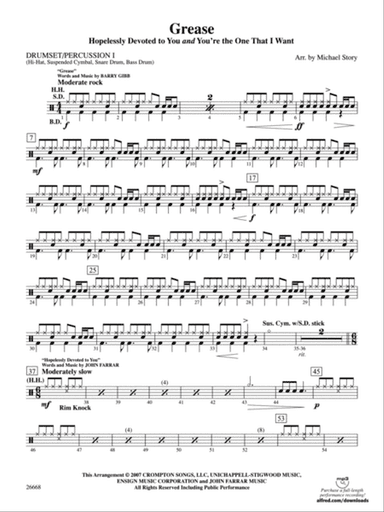 Grease: 1st Percussion