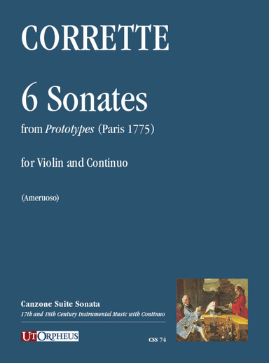6 Sonates from "Prototypes" (Paris 1775) for Violin and Continuo