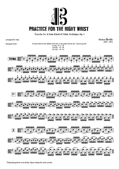 O. Sevcik Exercise No. 11 from School of Violin Technique, Op. 1 arr. by Szczepan Pytel .pdf
