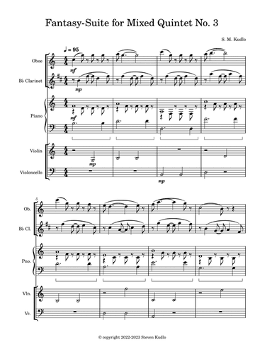 Fantasy-Suite for Mixed Quintet No. 3