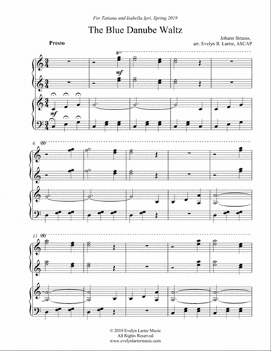 The Blue Danube Waltz