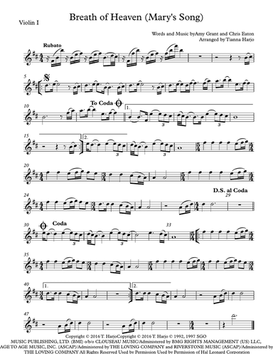 Breath Of Heaven (Mary's Song)