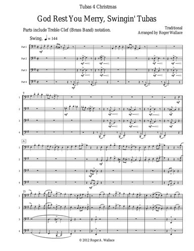 God Rest You Merry, Gentlemen (Tuba Quartet)