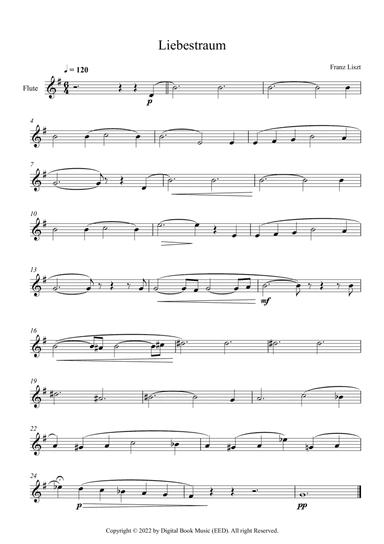 Liebestraum (Dream Of Love) - Franz Liszt (Flute)
