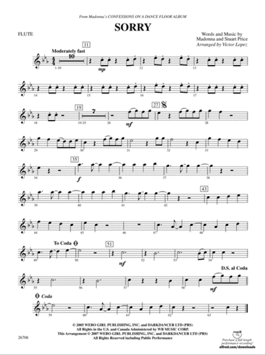 Sorry: Flute