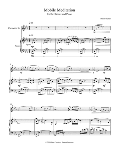 Clarinet solo-"Mobile Meditation"
