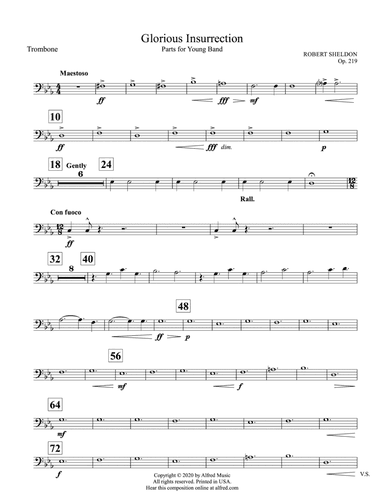 Glorious Insurrection: 1st Trombone