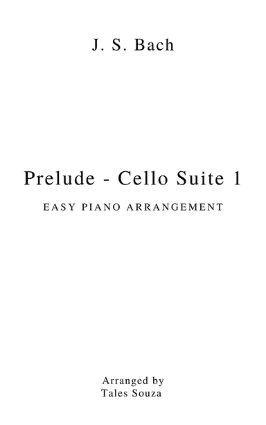 Bach - Cello Suite | Easy arrangement for piano