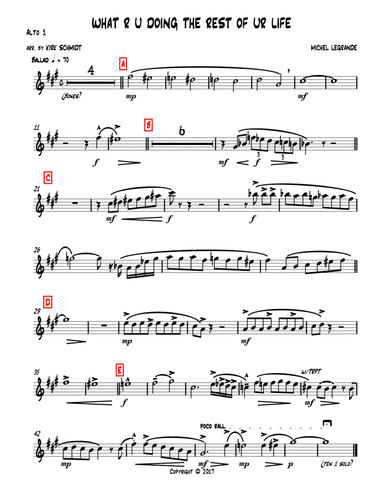 What Are You Doing The Rest Of Your Life?