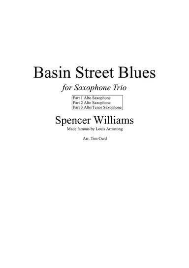 Basin Street Blues